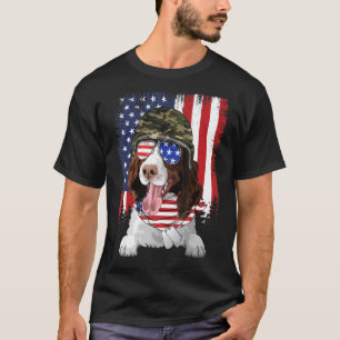 Camiseta Bandera Americana 4 De Julio Español Springer Ingl