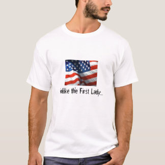 Camiseta Bandera americana, a diferencia de la primera