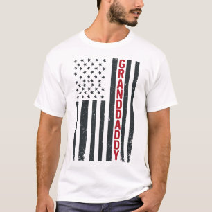 Camiseta Bandera Americana Abuelo Diseño Patriótico Vintage