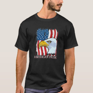 Camiseta Bandera Americana Águila Mullet 4 De Julio Merica