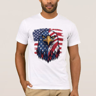 Camiseta Bandera Americana Águila USA