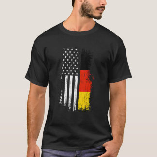 Camiseta Bandera Americana Alemana Hoodie - Orgullo Alemani