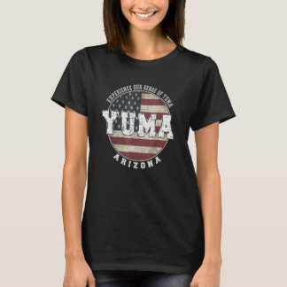 Camiseta Bandera Americana Antigua de Yuma Arizona