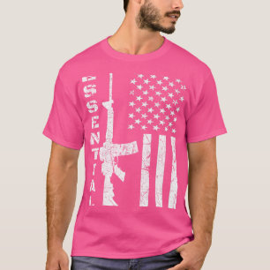 Camiseta Bandera Americana Ar15 - 2ª Enmienda Ar 15 Regalo 