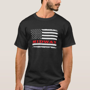 Camiseta Bandera Americana Arizona Midway Estados Unidos Pa