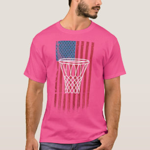 Camiseta Bandera Americana Baloncesto Eeuu Patriótico Balon