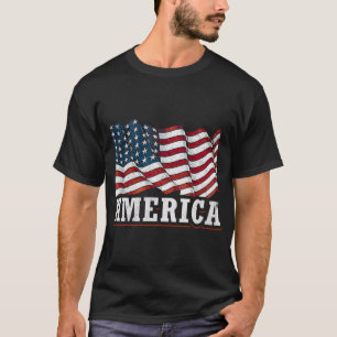 Camiseta Bandera Americana Bandera Americana