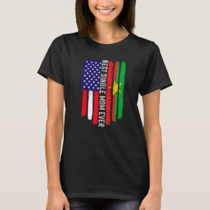 Camiseta Bandera Americana Bandera de Burkina Faso Mejor Ma