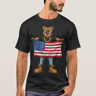 Camiseta Bandera Americana Bandera De EE. UU. 4 De Julio Pa