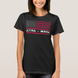 Camiseta Bandera Americana Bandera Negra Bandera Fiel Ultra