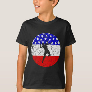 Camiseta Bandera Americana Barco de Badminton - Jugador de