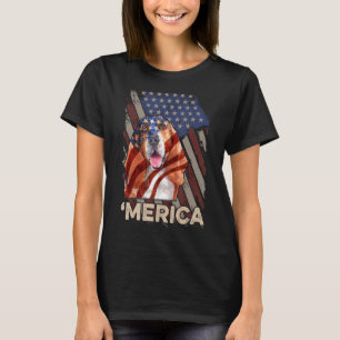 Camiseta Bandera Americana Basset Hound Patriótico Perro 4 