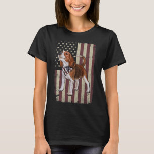 Camiseta Bandera Americana Beagle Bandera Patriótica 4 De J