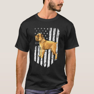 Camiseta Bandera Americana Blanco Negro Bruselas Griffon 4
