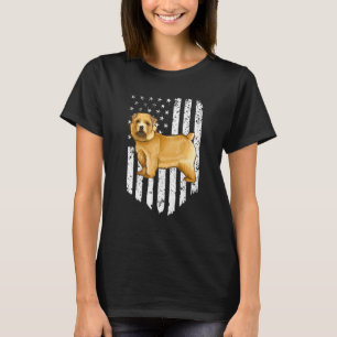 Camiseta Bandera Americana Blanco Negro Norwich Terrier 4 D