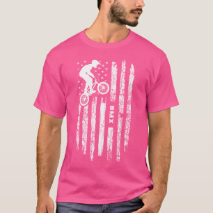 Camiseta Bandera Americana Bmx Bmx Rider Bmx