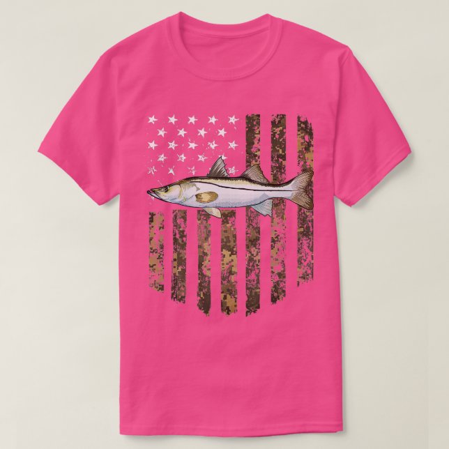 Camiseta Bandera Americana Camo Pesca 4 De Julio