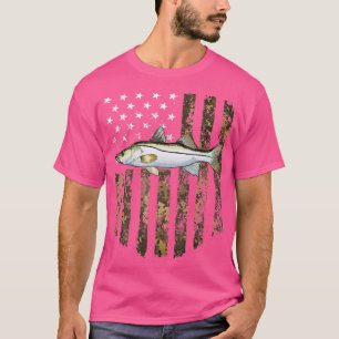 Camiseta Bandera Americana Camo Pesca 4 De Julio