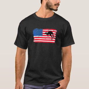 Camiseta Bandera Americana Canguro Niños Hombres 4 De Julio