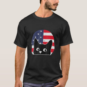 Camiseta Bandera Americana Cat 4 H De Julio Mascota Patriót