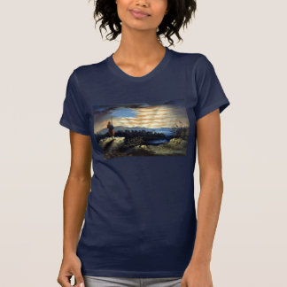 Camiseta Bandera Americana celestial en el cielo, Zouave Gu