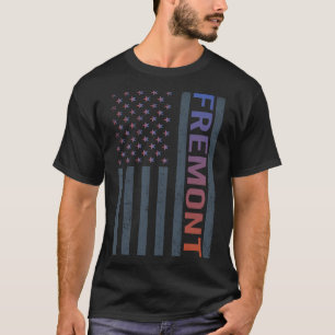 Camiseta Bandera Americana con Gradiente Fremont