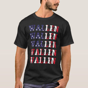 Camiseta Bandera americana Cuidada Bandera Americana Bander