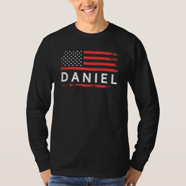 Camiseta Bandera Americana Daniel (Anverso)