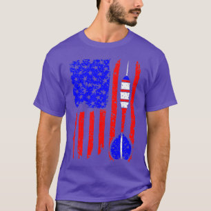 Camiseta Bandera Americana Darts Diseño Guay Dart Player