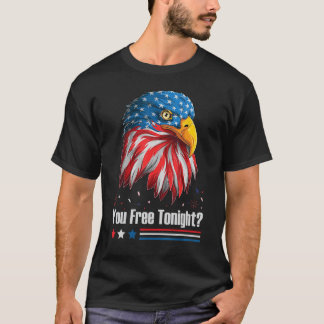 Camiseta Bandera Americana De Águila Calva Que Liberaste Es