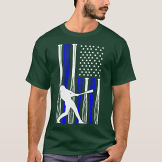 Camiseta Bandera Americana De Béisbol