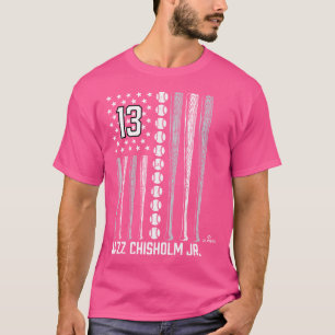 Camiseta Bandera Americana De Béisbol Jazz Chisholm Jr. Nue