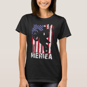 Camiseta Bandera Americana De Bicicleta Merica Motocross 4