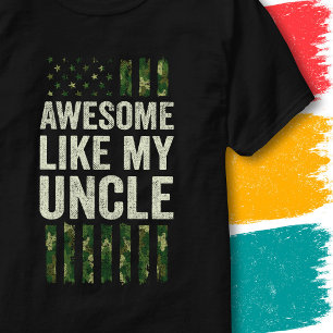 Camiseta Bandera Americana de Camuflaje Militar Impresionan