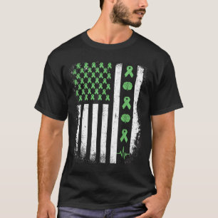 Camiseta Bandera americana de concienciación sobre salud me