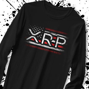 Camiseta Bandera Americana De Cripto De Moneda De Criptodiv