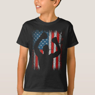 Camiseta Bandera Americana De EE. UU. Boxeo Kickboxing Patr