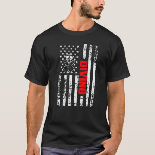 Camiseta Bandera Americana de EE. UU. Deportes Acuáticos Pa