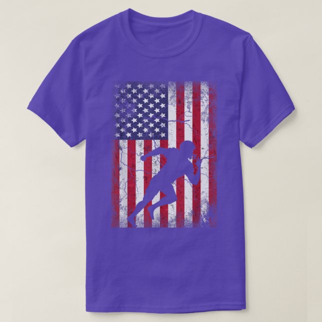 Camiseta Bandera Americana de Fútbol 4 de Julio (Diseño del anverso)
