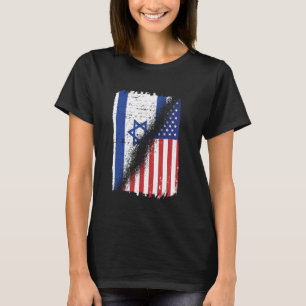 Camiseta Bandera americana de Israel Orgullo israelí Améric
