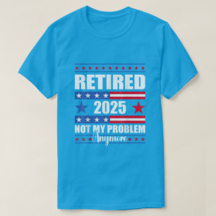 Camiseta Bandera Americana de Jubilación Antiguo Retirado 2