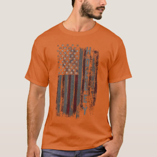 Camiseta Bandera Americana de la familia Holley para mujere