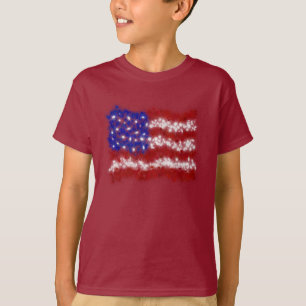 Camiseta Bandera americana de las barras y estrellas de los