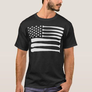 Camiseta Bandera americana de los E.E.U.U. del softball