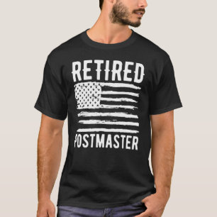 Camiseta Bandera Americana de Postmaster Jubilados