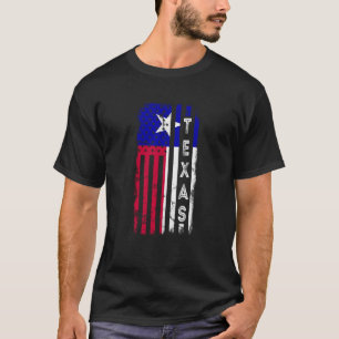 Camiseta Bandera Americana de Texas Estado de la bandera de