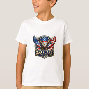 Camiseta Bandera americana del 4 de julio Águila Vintage 25