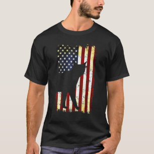 Camiseta Bandera Americana Del Gato Bengal 4 De Julio