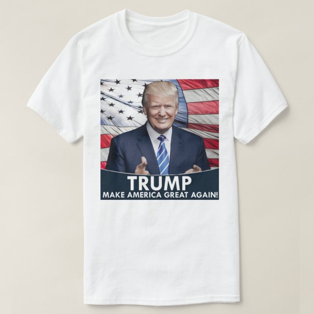 Camiseta Bandera americana del triunfo (Diseño del anverso)