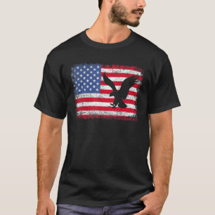 Camiseta Bandera Americana Eagle Tshirt Usa